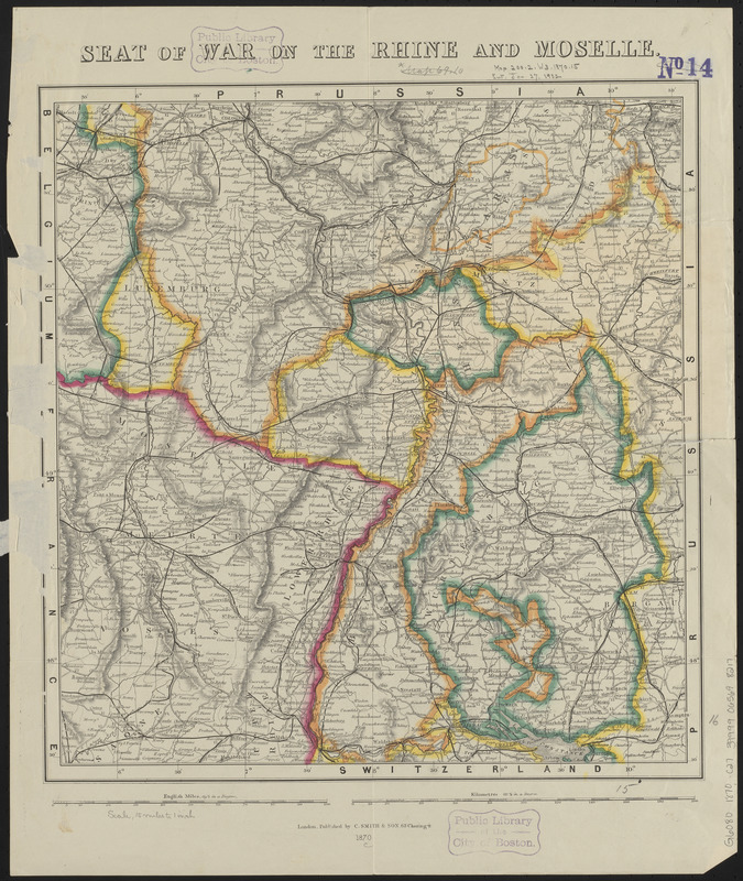 Seat of war on the Rhine and Moselle