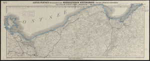 Justus Perthes' specialkarte der norddeutschen küstenländer von der I. Rügen bis Königsberg