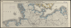 Justus Perthes' specialkarte der norddeutschen küstenländer von Emden & Borkum bis zur insel Rügen