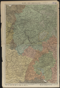 Karte der Rheinlande