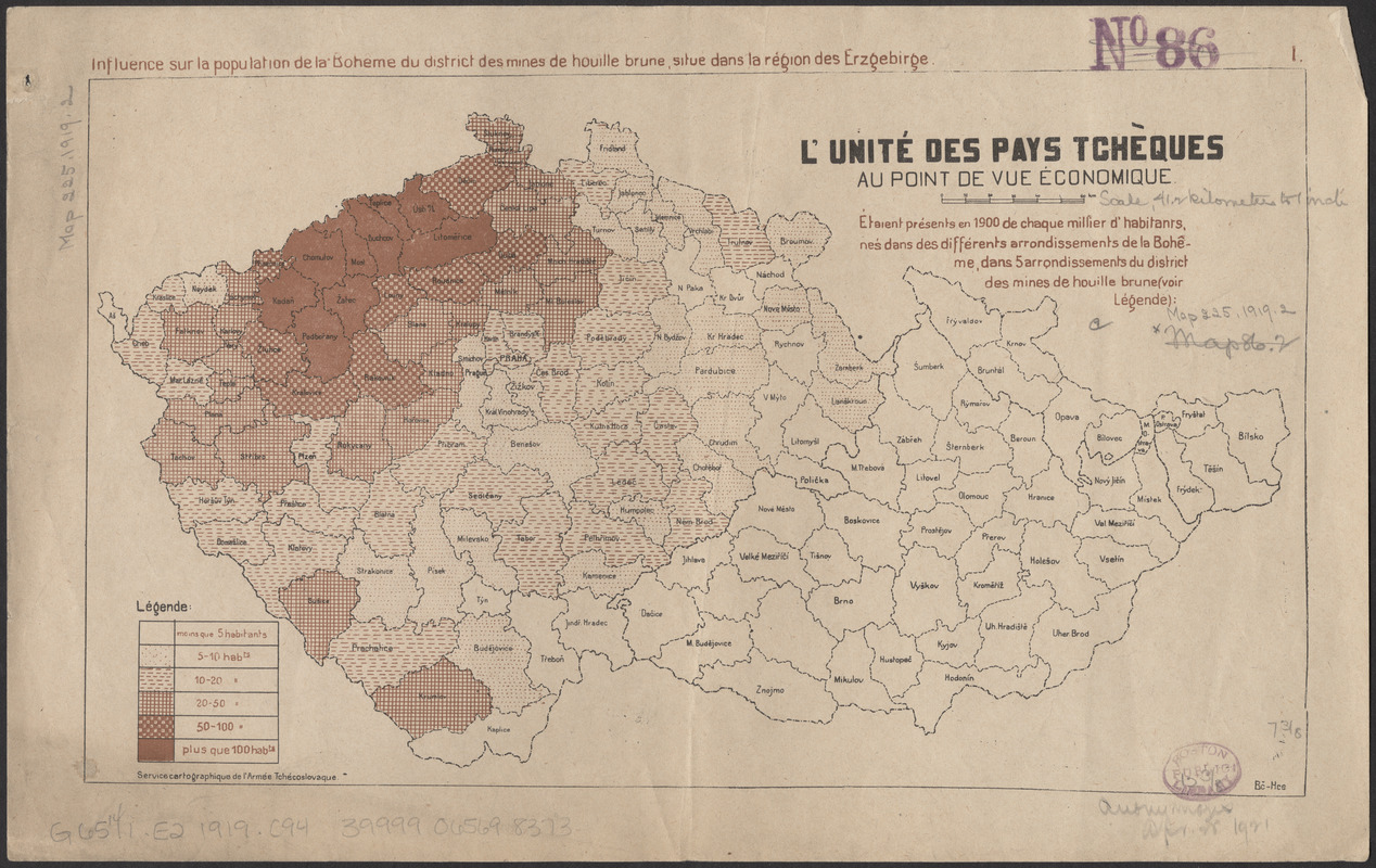 L'unité des pays Tchèques au point de vue économique