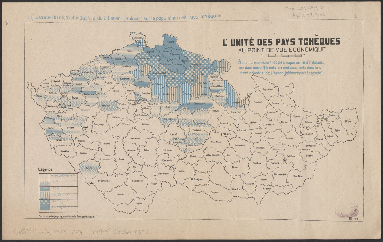 L'unité des pays Tchèques au point de vue économique