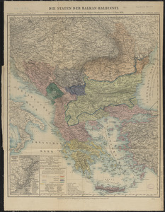 Die staten der Balkan-Halbinsel