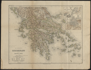 Das königreich Griechenland mit den Ionischen Inseln
