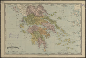 Rand, McNally & Co.'s new 14 x 21 map of Greece