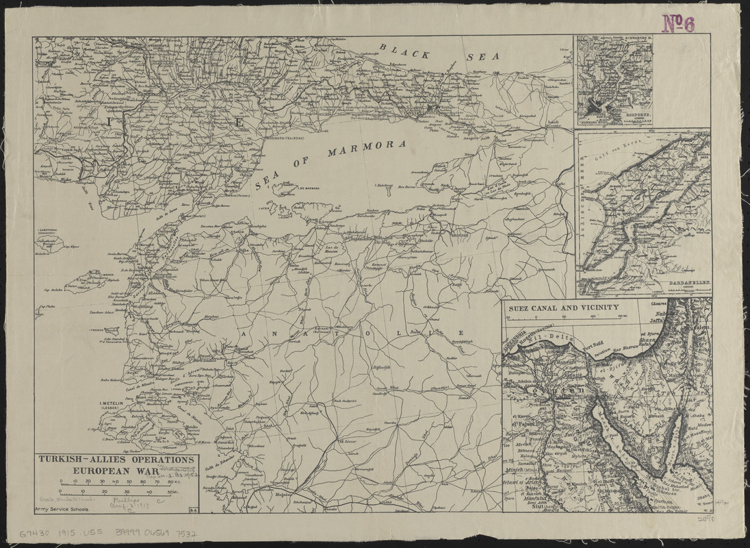 Turkish-Allies operations, European war