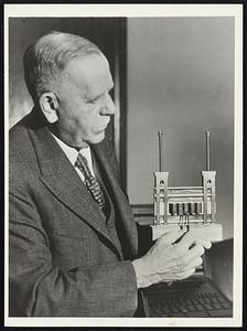Feeling Millionths of an Inch. An apparatus which permits engineers to feel a difference in the length of metal blocks of two millionths of an inch, was demonstrated October 21 by C.E. Johansson (above) of the Ford Motor Company, before a national conference of gauging and measurement experts at the headquarters of the American Standards Association in New York. The conference was called to bring about international uniformity in the industrial use of the units of length -- the inch and the millimeter.