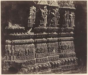 Close view of wall carvings, Bhadreshwar Jain Temple, Bhadreshwar, India