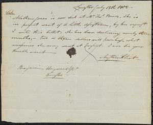 Grafton Correspondence, 1805