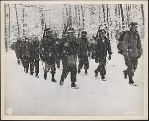 Members of the 505th Airborne Battalion Combat Team go into their second phase of Exercise Snowdrop