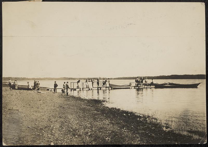 Bathing beach, Sharon, Mass.