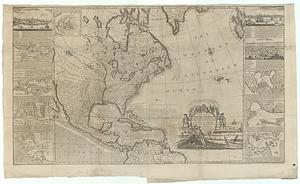 A new map of North America, wherein is exactly described all ye European settlements, with whatever else is remarkable in the West Indies, from the latest and best discoveries