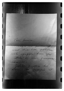 Handwritten note