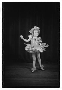Girl dancer in costume
