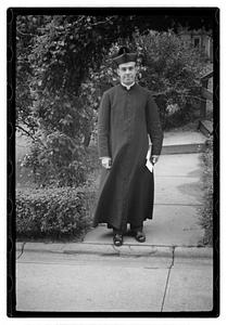 Wedding Will. Ryan of Maker St. Brig. at Brookline with Fr. Dowd
