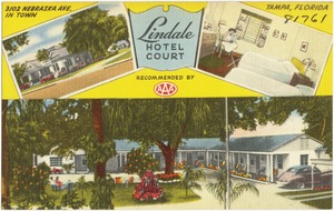 Lindale Hotel Court, 3102 Nebraska Ave. in town, Tampa, Florida