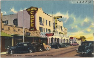 Washington Hotel- Palmetto Café, Titusville, Florida
