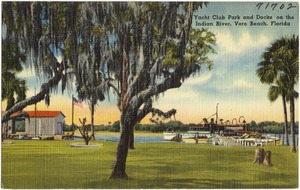 Yacht Club park and Decks on the Indian River, Vero Beach, Florida