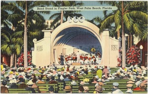 Bandstand at Flagler Park, West Palm Beach, Florida