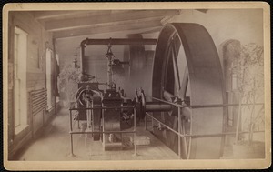Crescent Worsted Mill. Engine room