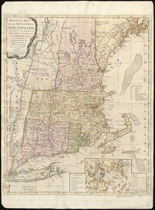 Bowles's map of the seat of war in New England, comprehending the provinces of Massachusets Bay, and New Hampshire
