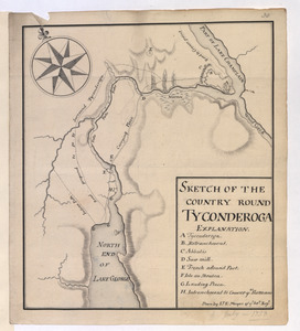 SKETCH OF THE COUNTRY ROUND TYCONDEROGA