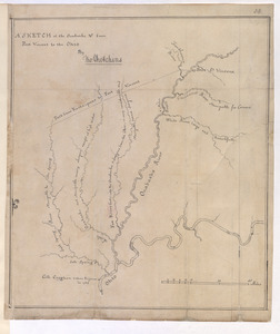 A SKETCH of the Ouabache &c from Post Vincent to the Ohio