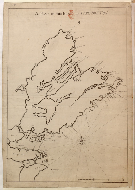A PLAN OF THE ISLAND OF CAPE BRETON
