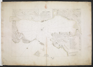 A PLAN & SURVEY of the Town and Harbour of LOUISBOURG