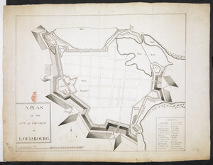 A PLAN OF THE CITY and FORTRESS OF LOUISBOURG