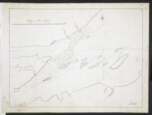 [Part of the Island of Orleans and the Saint Lawrence River]