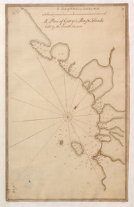A Plan of George's Bay & Islands Call'd by the French I. du quinto