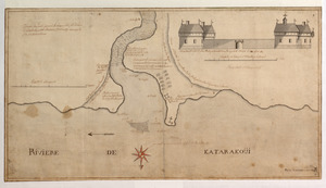 [Map showing the location of Fort de la Presentation]