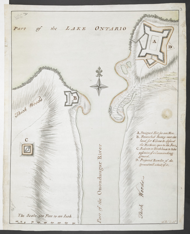 [Plan of proposed Fort Ontario at Oswego]