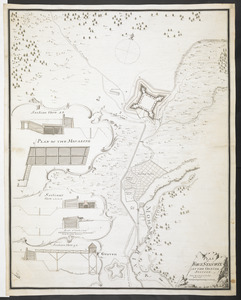 PLAN OF FORT STANWIX AT THE ONNIDE STATION Done by a Scale of 150 Feet to one Inch