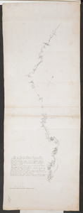 Plan of Part of Black River & Part of Otter Creek with the Distances by Computation