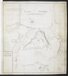 PLAN of the Encampment Intrenchment with thier Environs at LAKE GEORGE