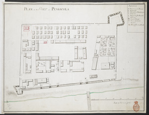 PLAN of the FORT at PENSACOLA