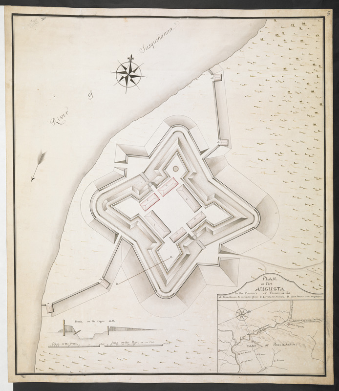 PLAN OF Fort AUGUSTA in the Province OF Pansilvania