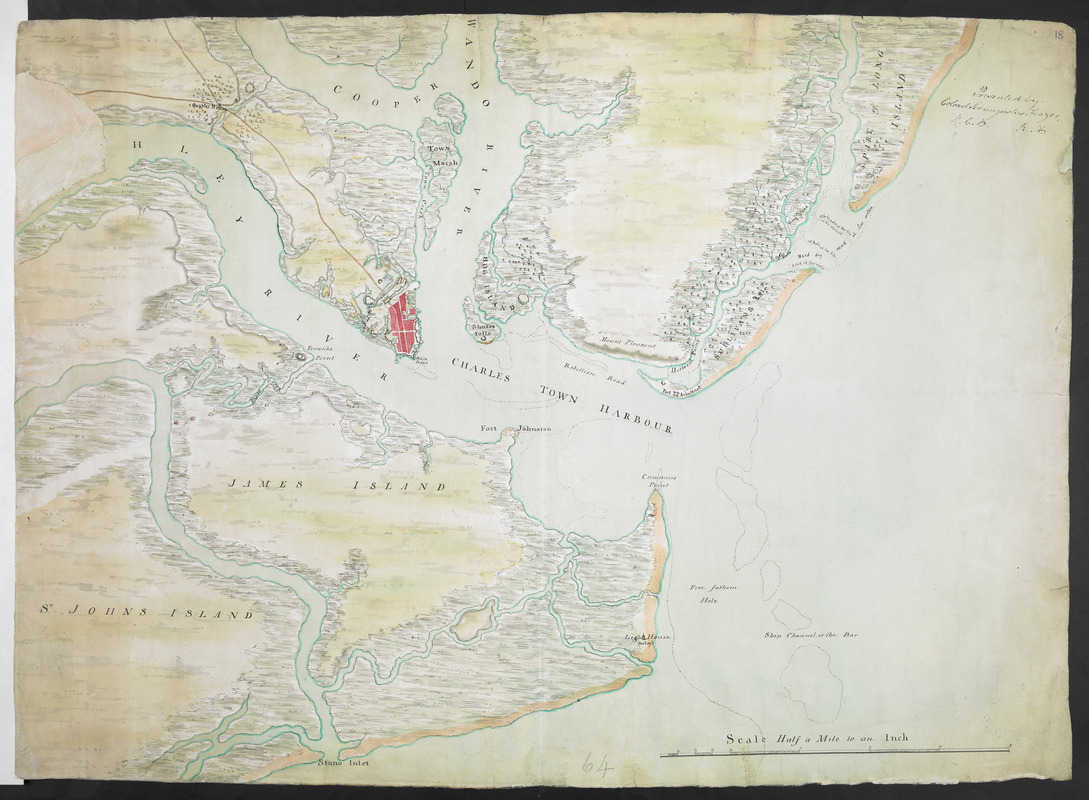 [Charles Town Harbour & adjacent Islands, Country, Rivers &c]