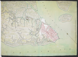 [Charles Town Neck Exhibiting the Plan of the Town and all the Fortifications in December 1781]