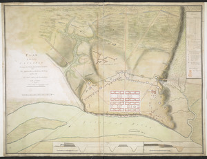 PLAN Of the Town of SAVANNAH, Showing the Works Constructed for its Defence; also, The Approaches and Batteries of the Enemy: Together with The Joint Attack of the French & Rebels on the 9th October 1779