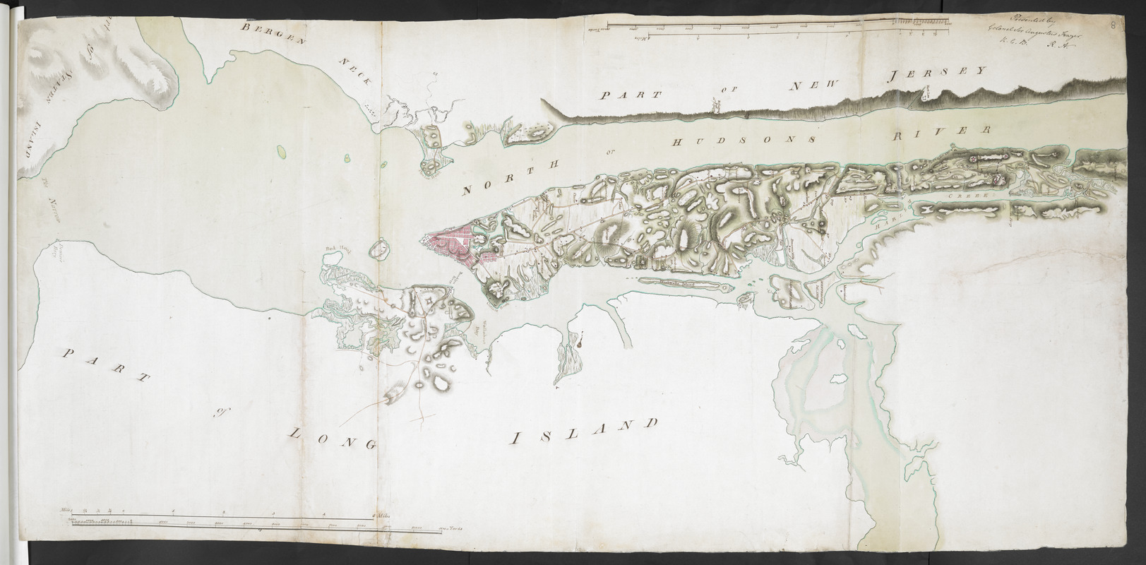 [New York Island and the Narrows. 1781]