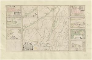 TO HIS EXCELLENCY MAJOR GENERAL ABERCROMBIE COLONEL OF THE 44TH REG:T OF FOOT CO: IN CHIEF OF THE ROYAL AMERICAN REG: & COMMANDER IN CHIEF OF ALL HIS MAJESTYS FORCES IN NORTH AMERICA THIS MAP OF THE SCENE OF ACTION IS HUMBLY SUBMITTED TO YOUR EXCELLENCY