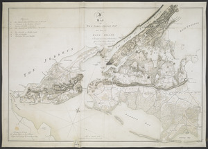 A MAP of NEW YORK, & STATEN ISLDS; And part of LONG ISLAND