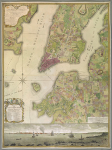 PLAN of the CITY of NEW YORK, in North America