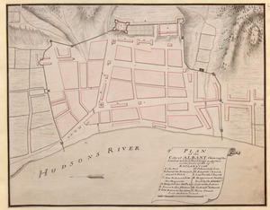 PLAN of the City of ALBANY Shewing the Several works & Buildings made there in the Years 1756 & 57