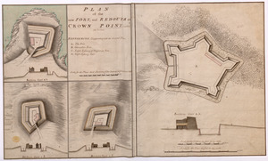 PLAN of the new FORT, and REDOUTS at CROWN POINT, called as below