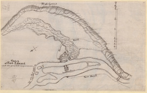 Sketch of Fort Edward and the proposed improvements
