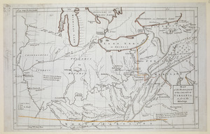 MAP of the Western parts of the COLONY of VIRGINIA, as far as the Mississipi